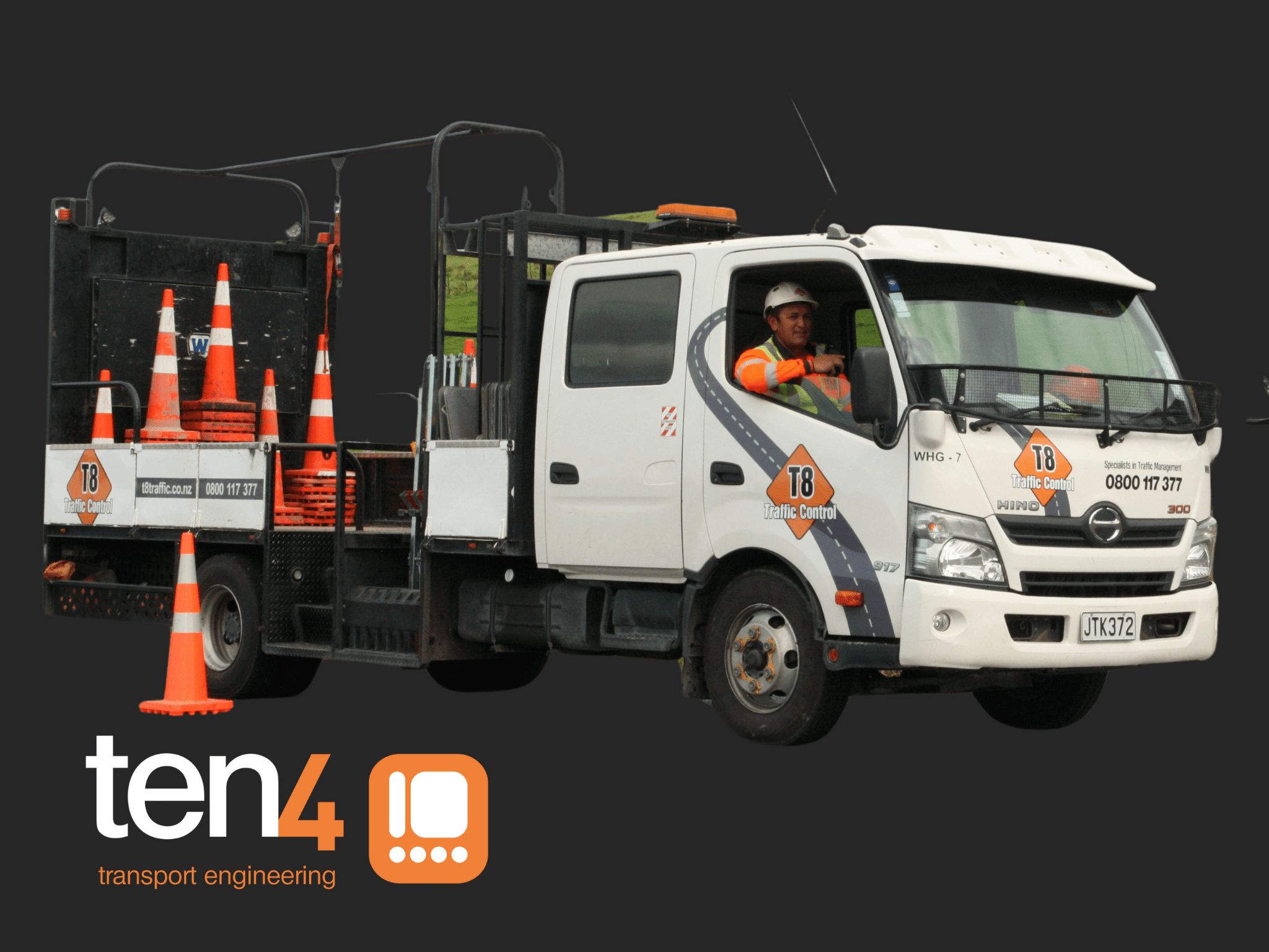 Road Maintenance Vehicle with Workbox and tipper
